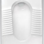 توالت زمینی گود مروارید مدل فیروزه 59 ریم بسته درجه1 سفید