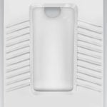 توالت زمینی تخت مروارید مدل یاریس 59 درجه1 سفید