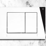 کلید فلاش تانک توکار چهار گوش (کروم) کد 01