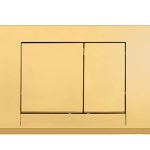 کلید فلاش تانک توکار چهار گوش (طلایی مات) کد 03