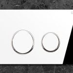 کلید فلاش تانک توکار گرد (کروم ) کد 16