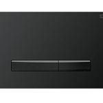 کلید فلاش تانک توکار استیل پرایم (مشکی مات) کد 57