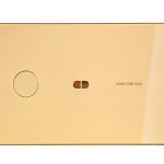 کلید فلاش تانک توکار چشمی ( طلایی ) کد 84