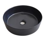 روشویی روسنگی مروارید مدل دلتا 36 مشکی مات