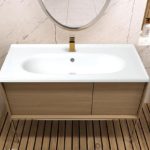 روشویی روکابینتی مروارید مدل دسپینا 80 درجه 3 سفید