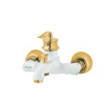 شیر دوش دوان مدل کاجان سفید طلایی