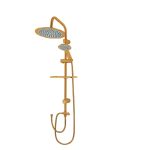 یونیورست دوان مدل پاوان گرد تک حالته طلایی مات