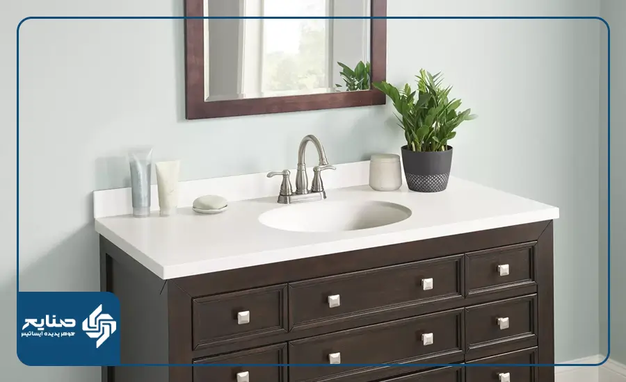 روشویی سنگی کابینتی