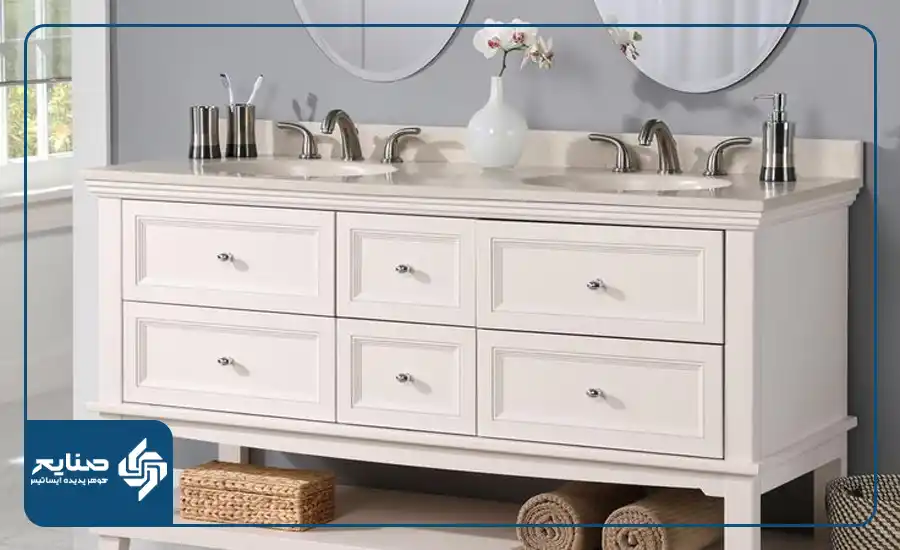 روشویی کابینتی پایه دار