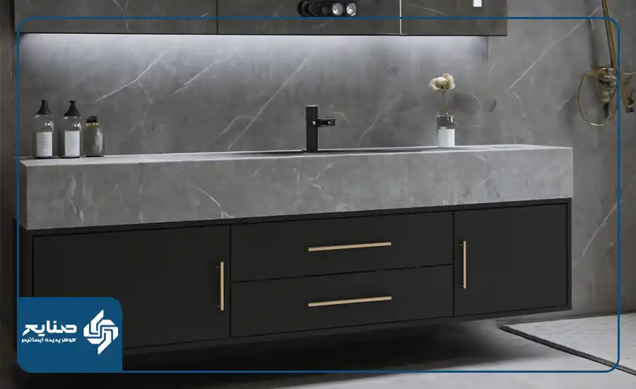 روشویی کابینتی با سینک مجزا