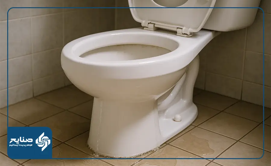 علت نشت آب توالت فرنگی