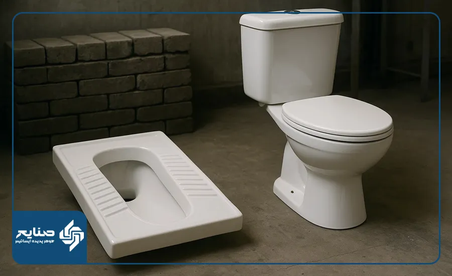 وسایل و ابزار مورد نیاز برای تبدیل توالت ایرانی به فرنگی