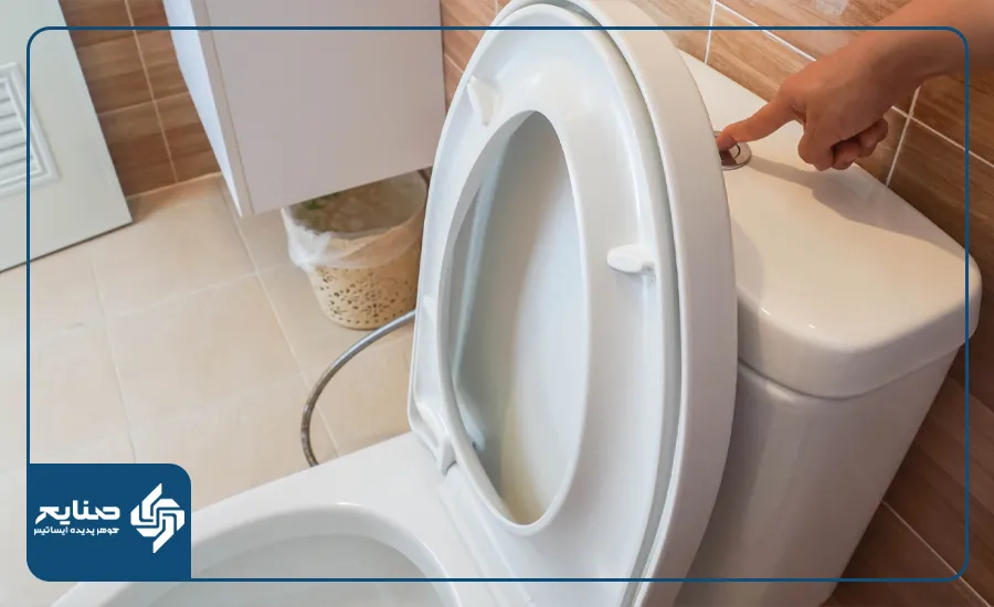 علت تخلیه نشدن آب فلاش تانک