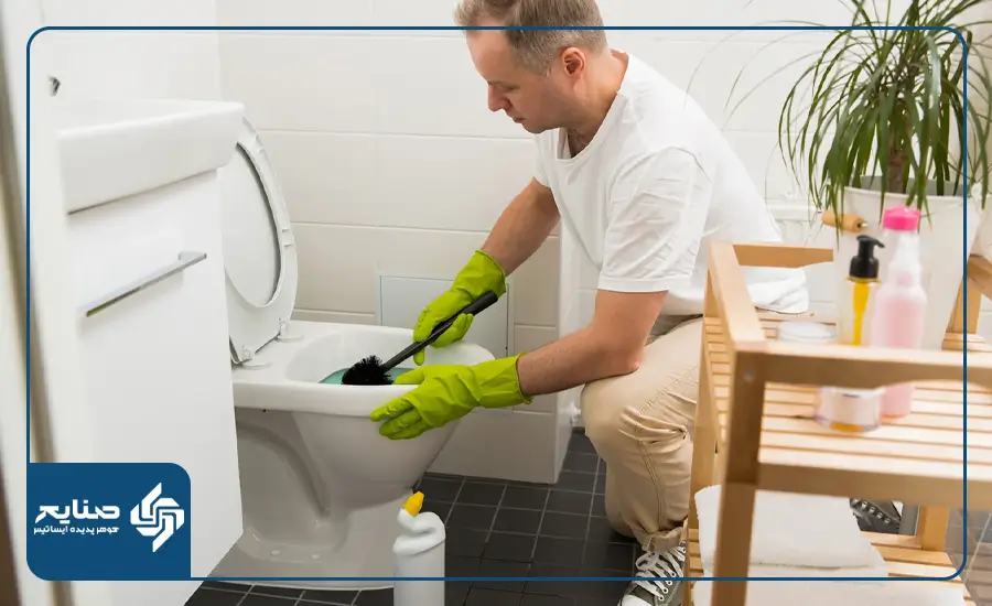 نگهداری و جلوگیری از کثیف شدن سریع توالت فرنگی.