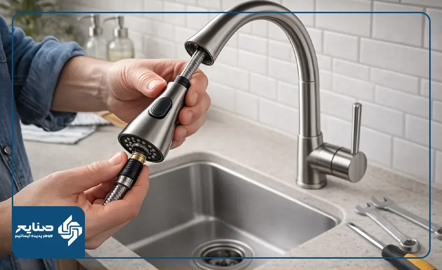 نکات مهم در تعویض علمک شیر ظرفشویی